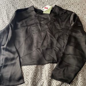 H&M Black Long Sleeve Top